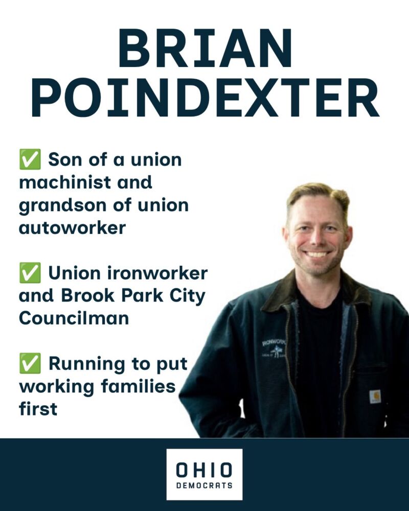Image for the Tweet beginning: As a union ironworker, Brian