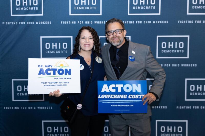 Image for the Tweet beginning: Ohio Democrats show up for