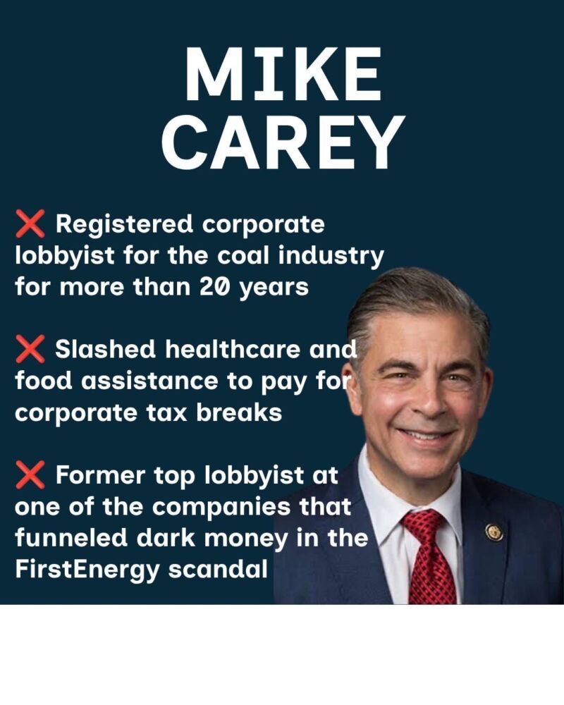 Image for the Tweet beginning: Ohioans know they can't trust
