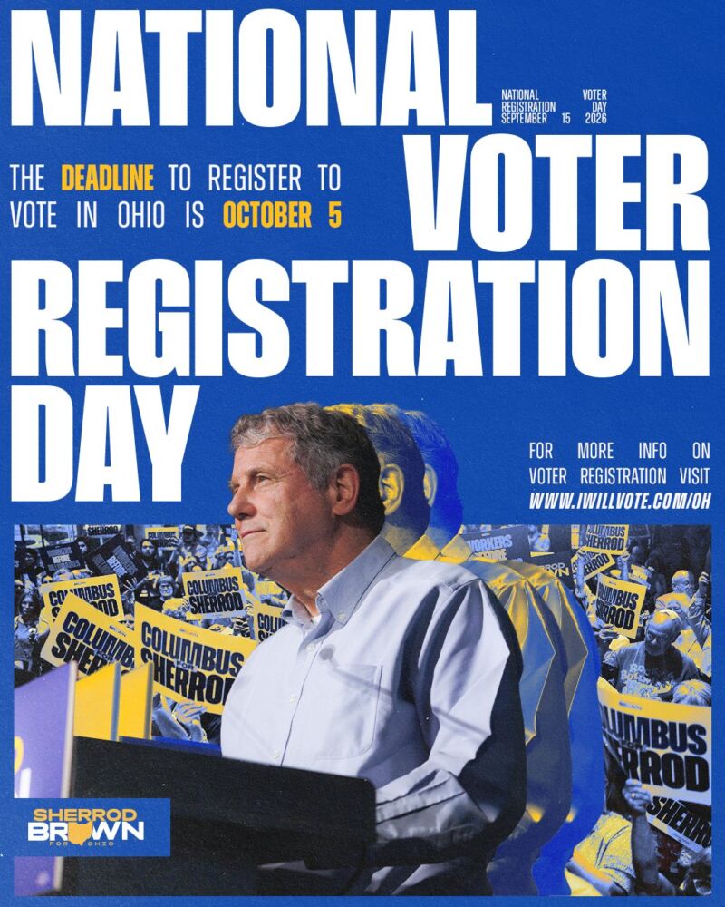 Image for the Tweet beginning: It's National Voter Registration Day,