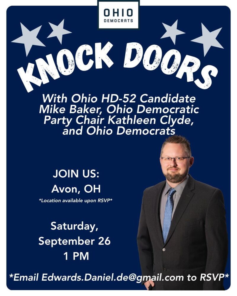 Image for the Tweet beginning: Join Candidate for Ohio House