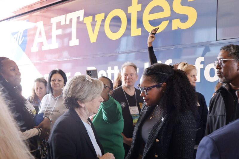 Image for the Tweet beginning: Joined AFT for a stop